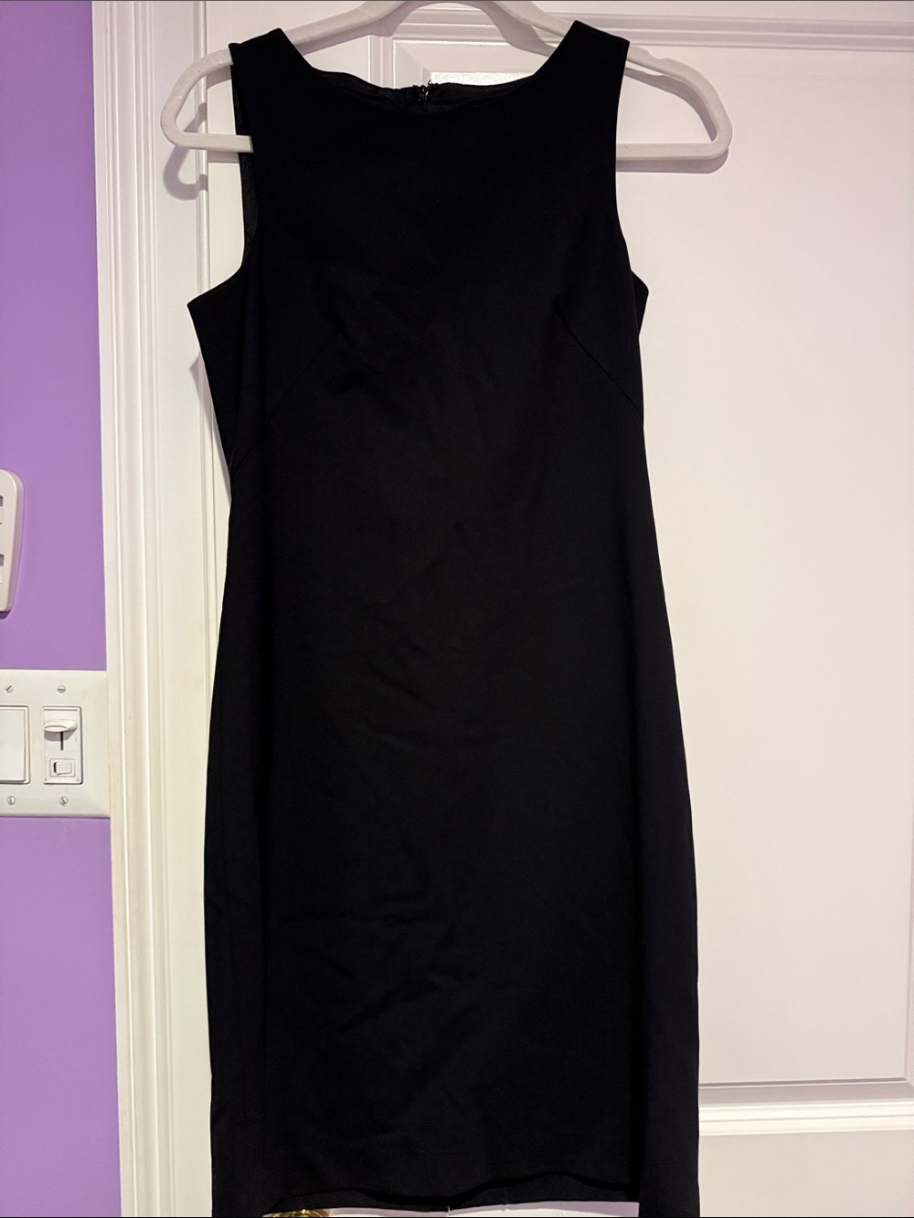 Theory black mini dress